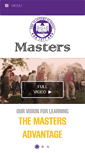 Mobile Screenshot of mastersny.org